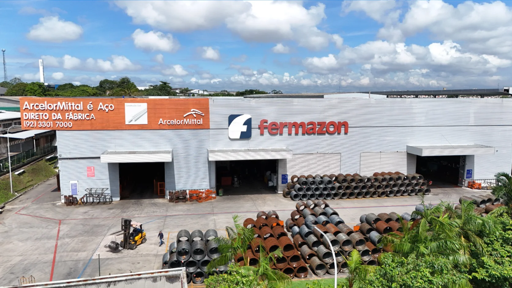 Fachada Fermazon Manaus - ArcelorMittal